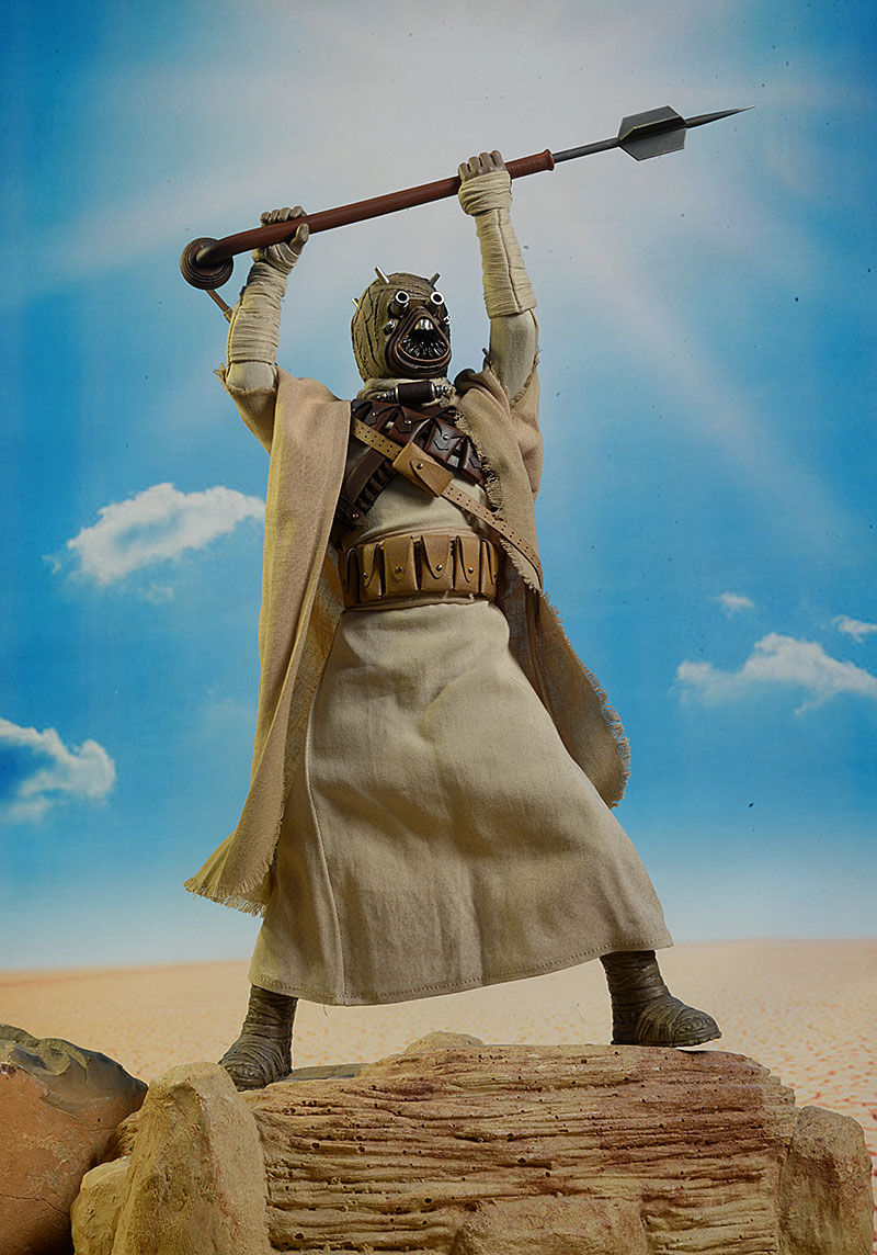 Review and photos of tusken raider star wars sixth scale action figure