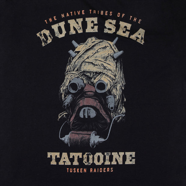 Star wars dune sea tusken raider of tatooine black tee official apparel accessories heroes villainsâ