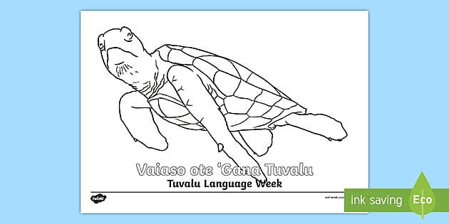 Tuvalu flag coloring sheet teacher