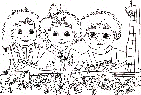 Krazys tots tv coloring pictures page