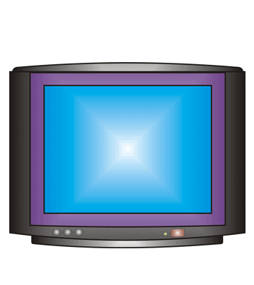 Television coloring pages for kids to color and print