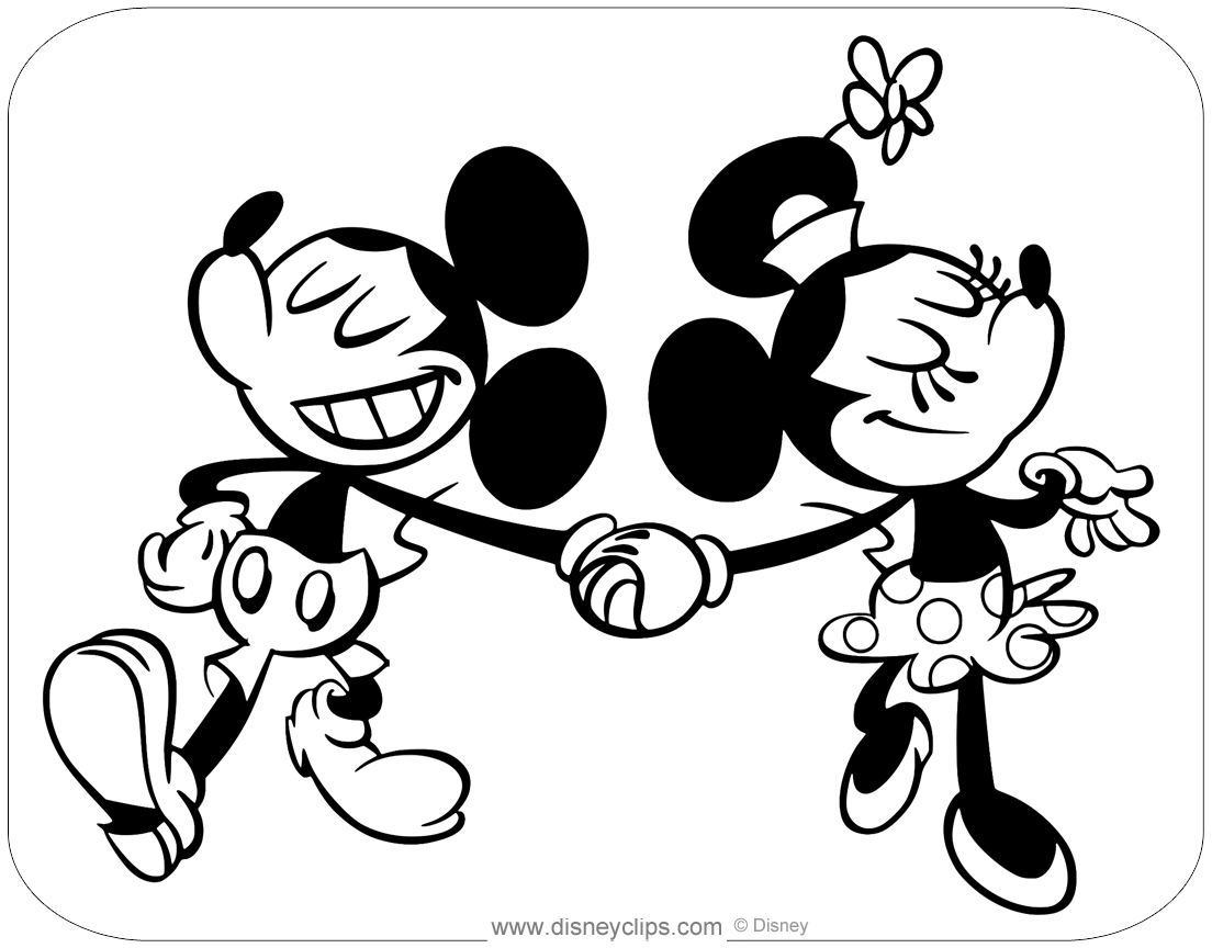 Mickey mouse tv series coloring pages