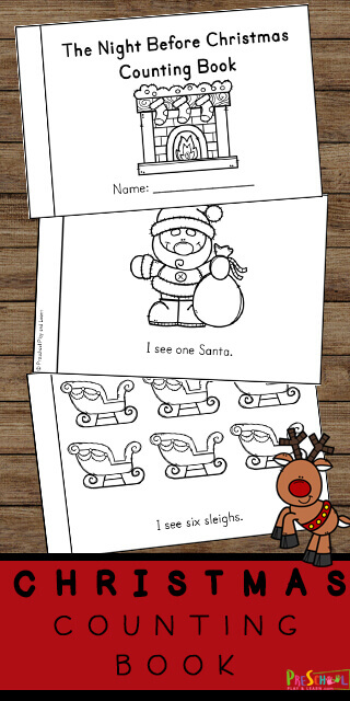 Ð twas the night before christmas printalble count to book