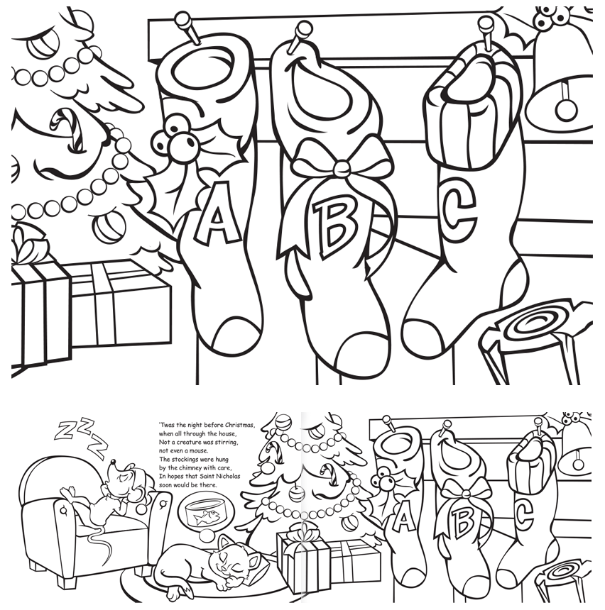 Mall media kids usa coloring storybooks