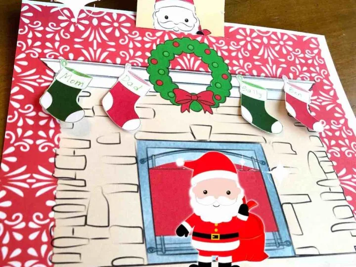 Printable twas the night before christmas craft