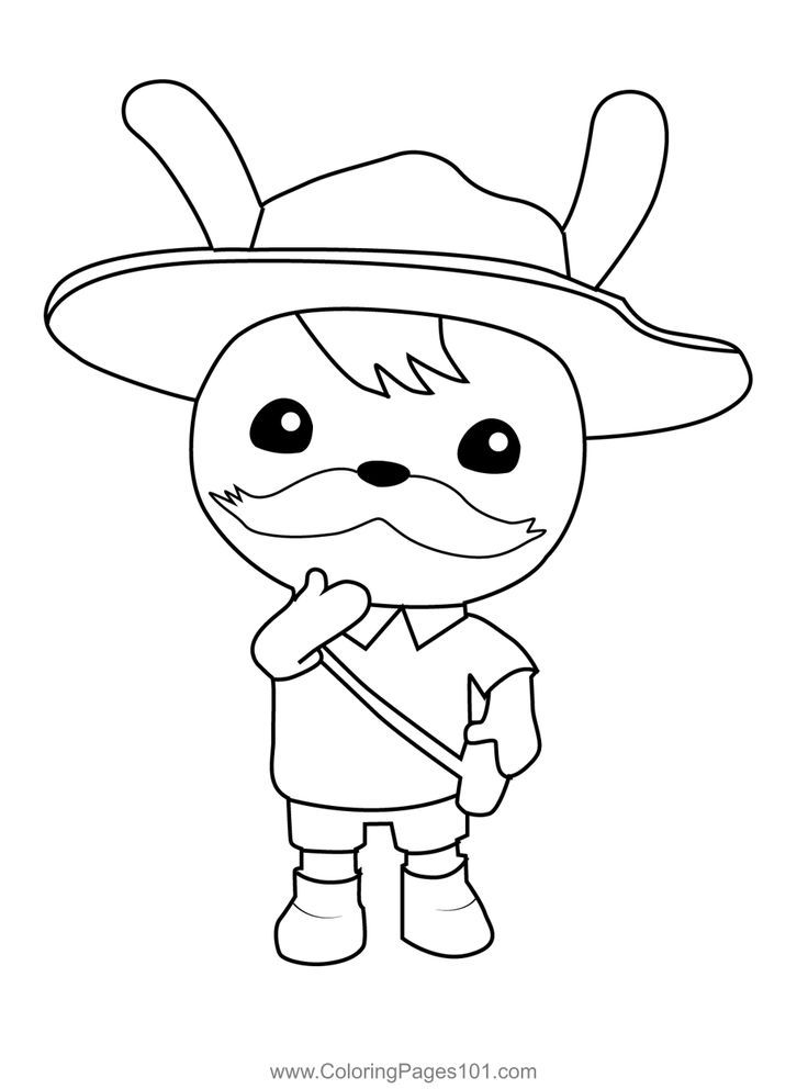 Ranger marsh octonauts coloring page coloring pages cool coloring pages octonauts