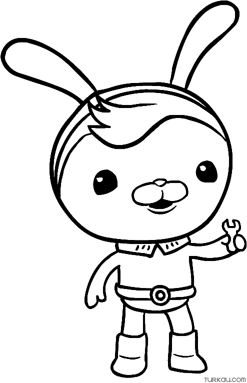 Octonauts tweak coloring page