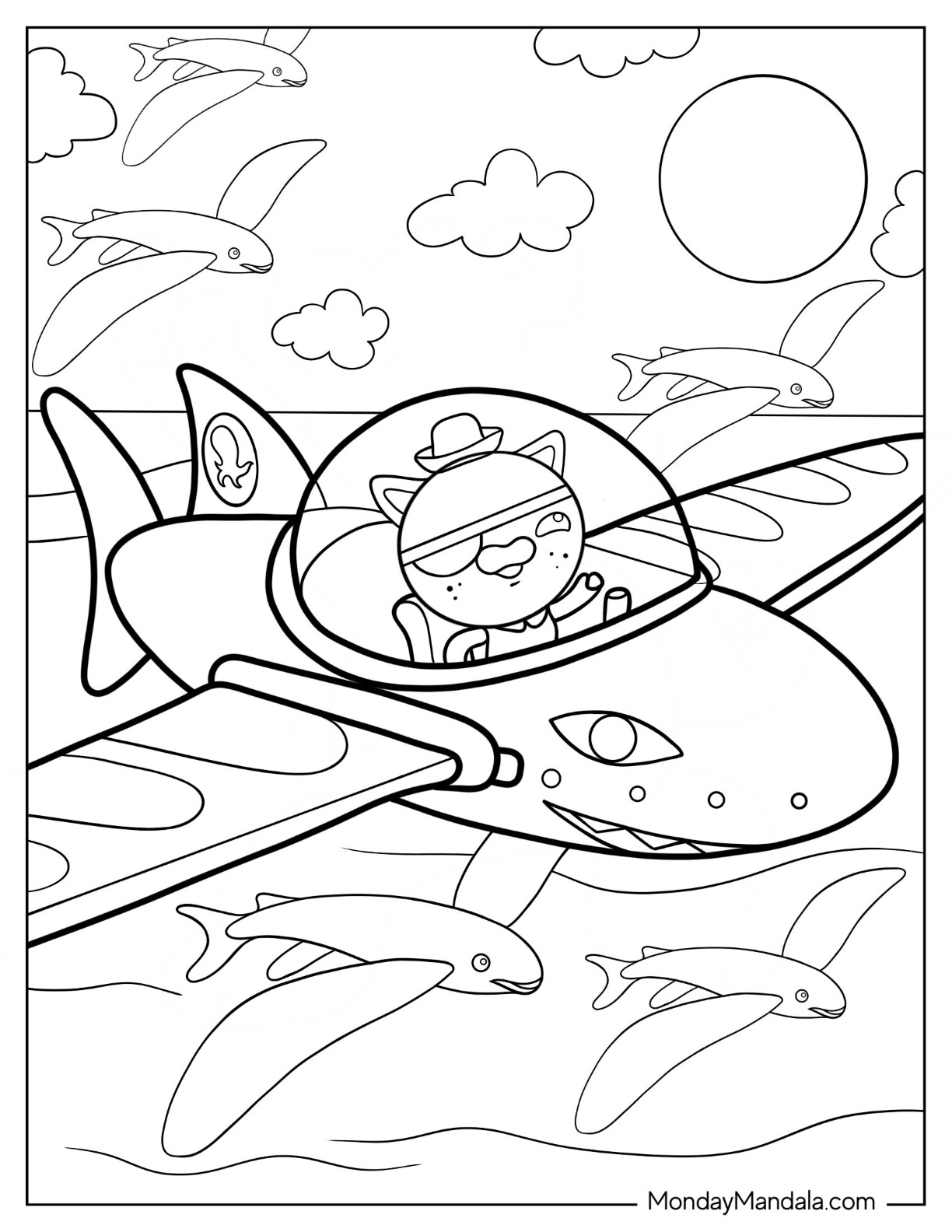 Octonauts coloring pages free pdf printables