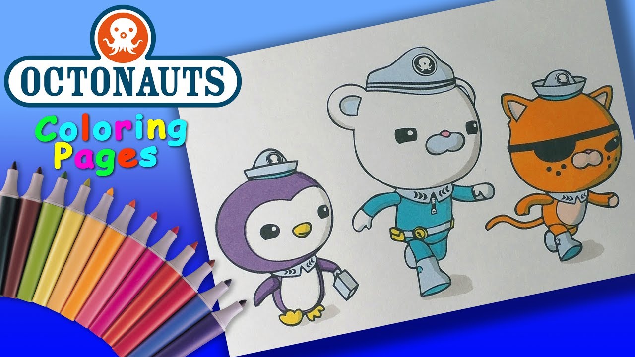 Octonauts coloring pages forkids learncolors and draw for children with octonauts