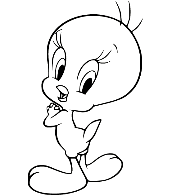 Tweety coloring pages printable for free download