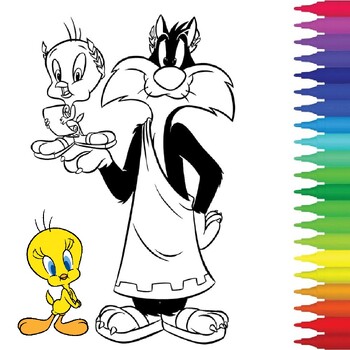 Sylvester coloring pages