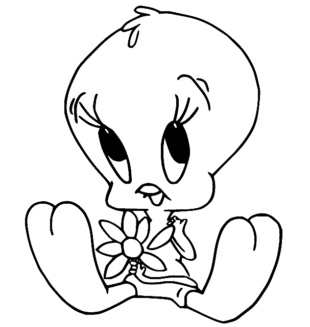 Tweety coloring pages printable for free download