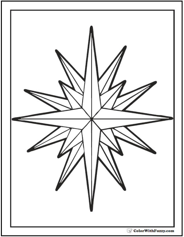 Star coloring pages â customize and print ad