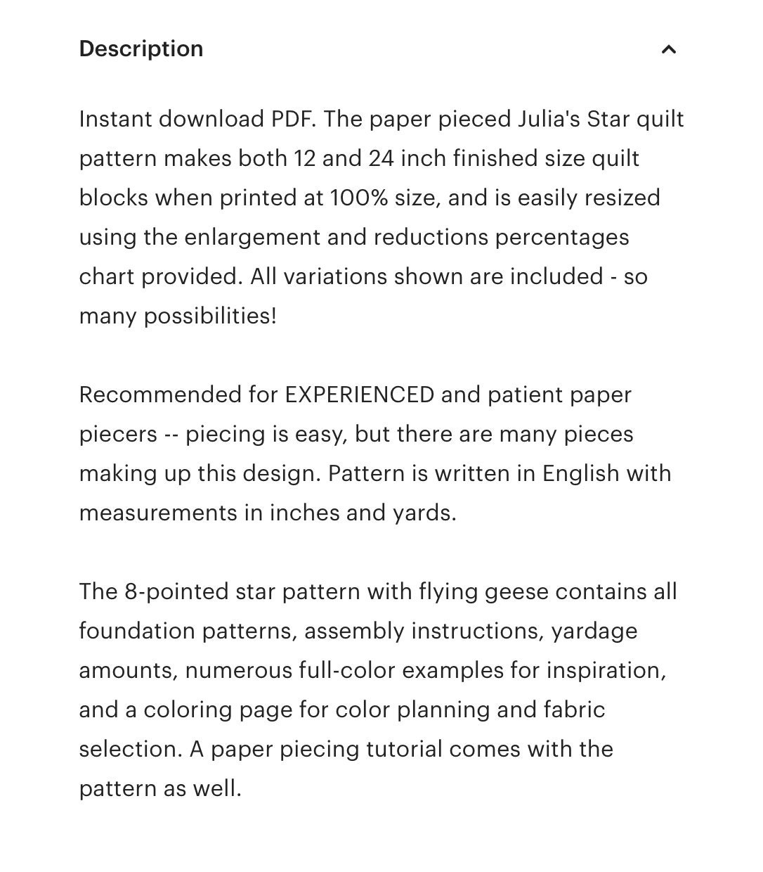 Julias star paper piecing quilt medallion block pattern pdf download inch foundation piecing fpp