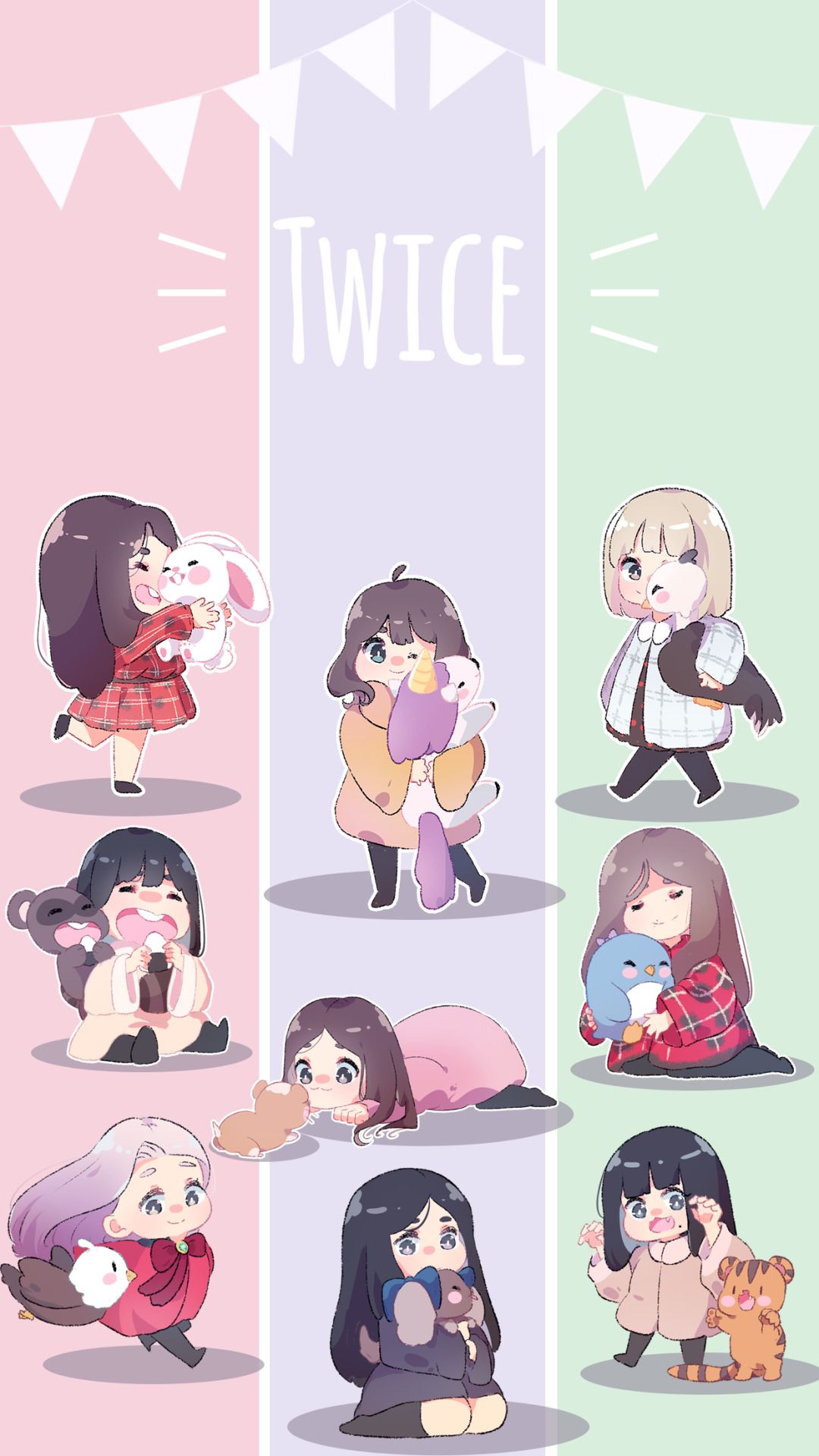 Download Free 100 + twice chibi Wallpapers