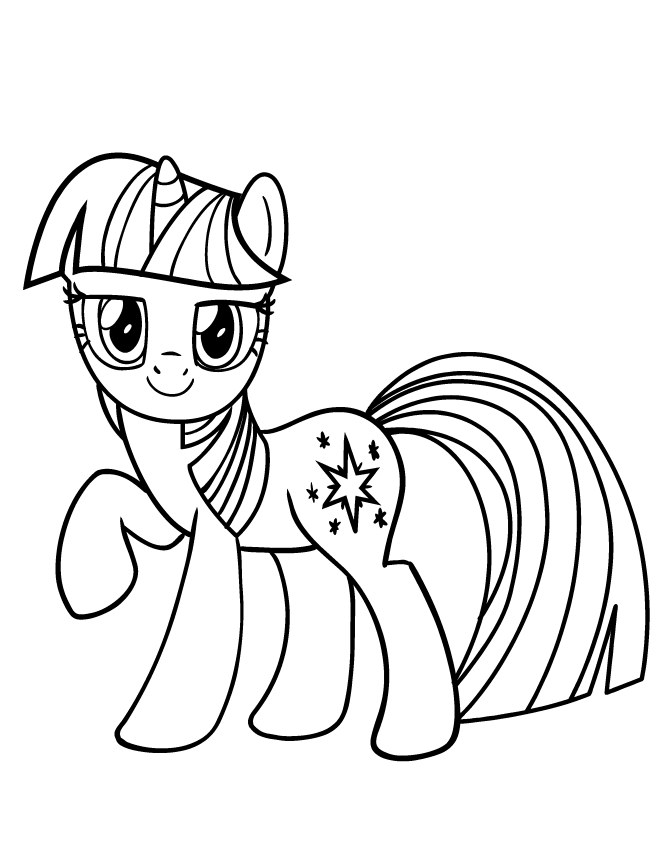 Twilight sparkle coloring pages