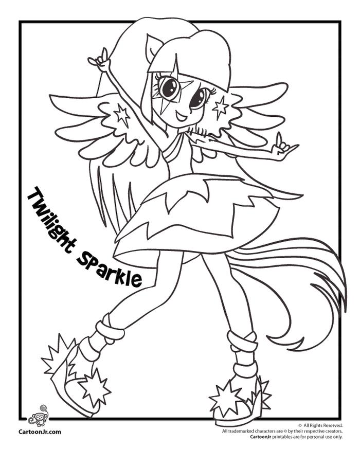 Get this equestria girls coloring pages pony twilight sparkle