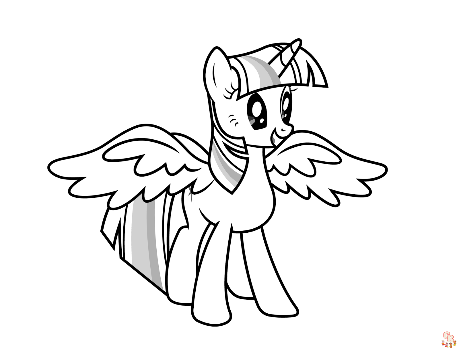 Cute twilight sparkle coloring pages free printable and easy