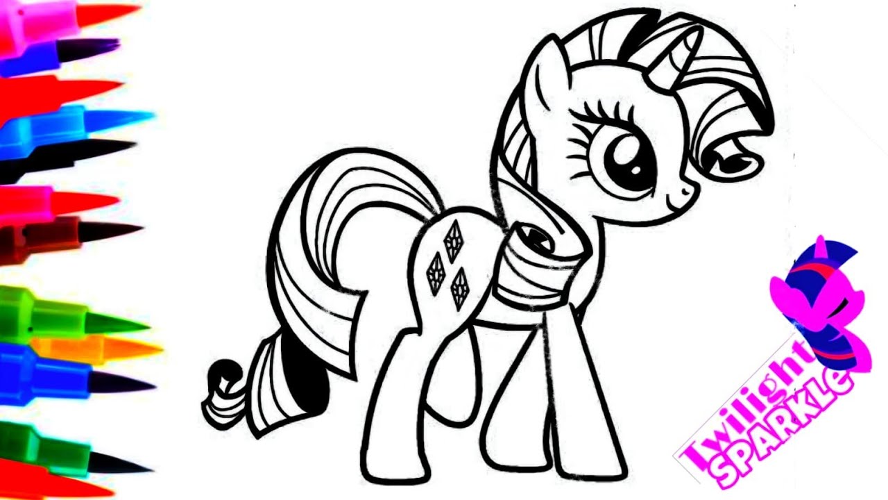 How to draw twilight fro y little pony step by step easily tutorial