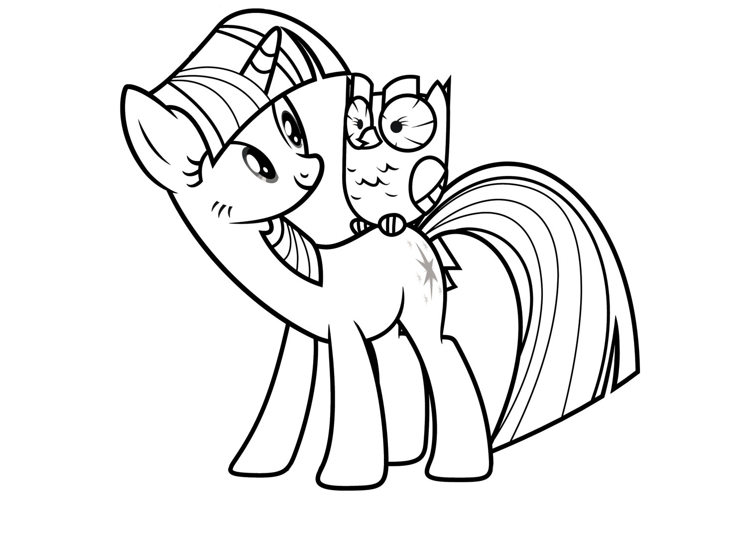 Twilight sparkle coloring pages