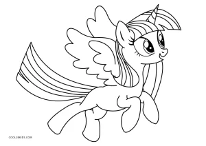 Free printable twilight sparkle coloring pages for kids