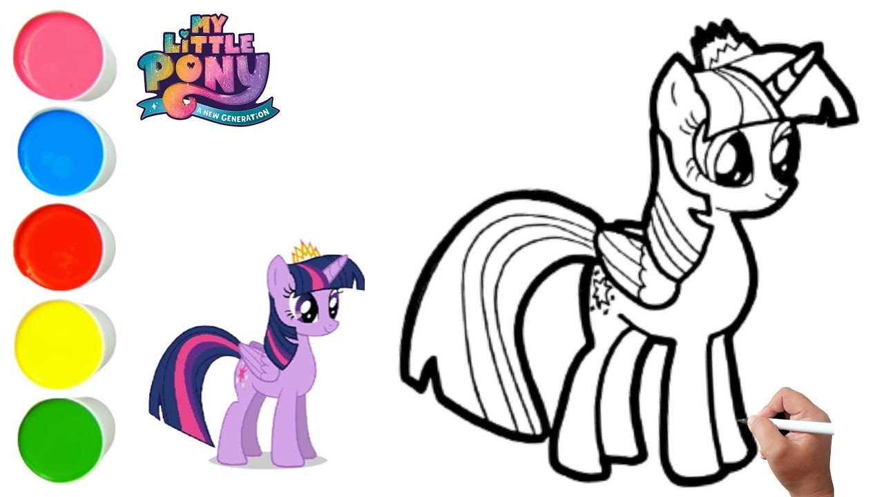 How to draw y little pony new generation princess twilight sparkle