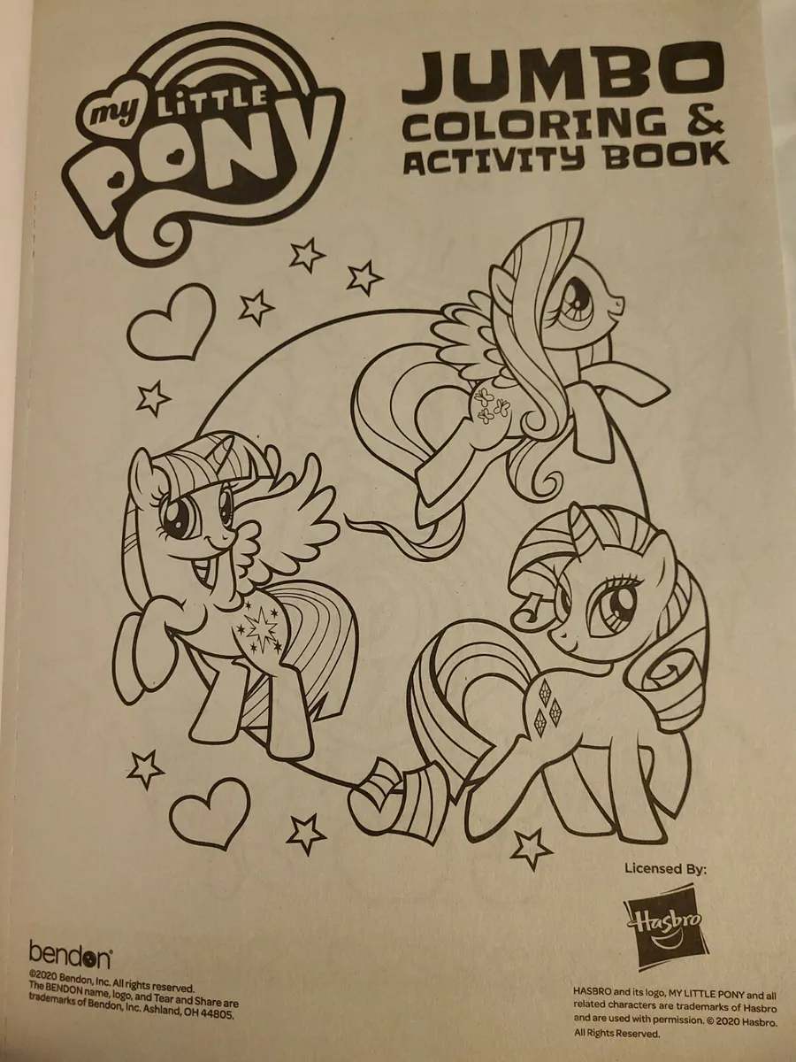 My little pony pinkie pie twilight sparkle coloring activity book x pg