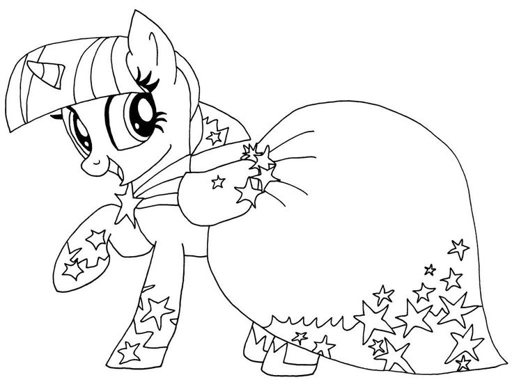 Twilight sparkle coloring pages