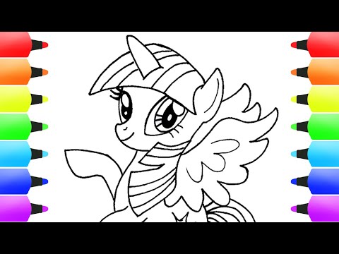 Paint colouring pages for kids