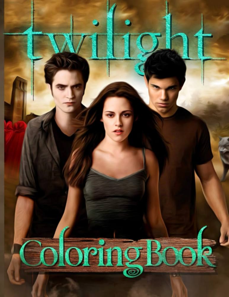 Twilight coloring book coloring books for adults twilight gifted adult colouring pages fun subaru rokuda books