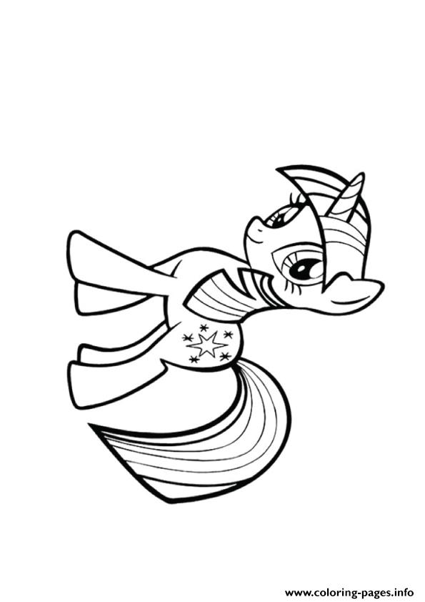 A twilight sparkle my little pony coloring page printable