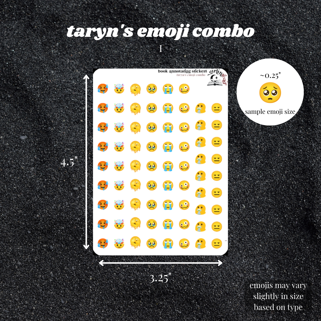 Taryns emoji sticker bo sheets â annotating stickers