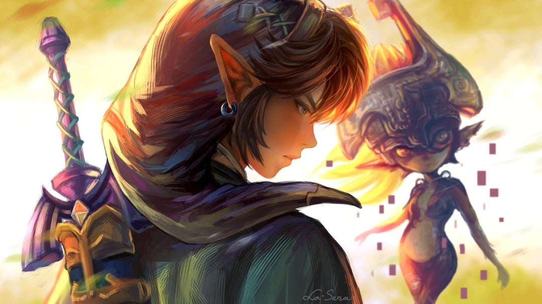 Tphd link and midna twilight princess by laseraart rzelda