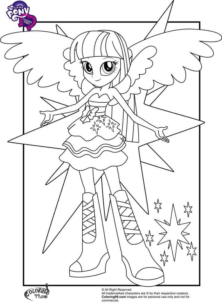 Twilight sparkle from my little pony equestria girls coloring page coloring eâ pãginas para colorear lindas my little pony unicornio my little pony cumpleaãos