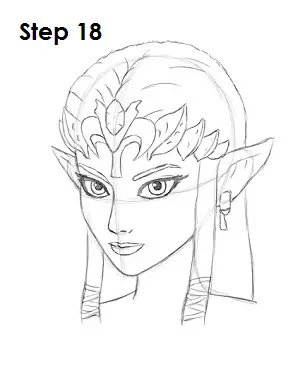 How to draw zelda