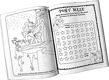 My little pony coloring book with take