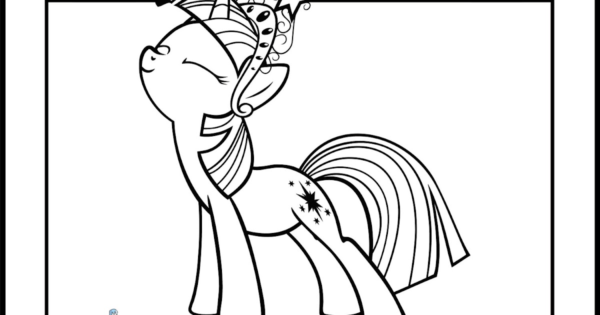 My little pony twilight sparkle coloring pages team colors