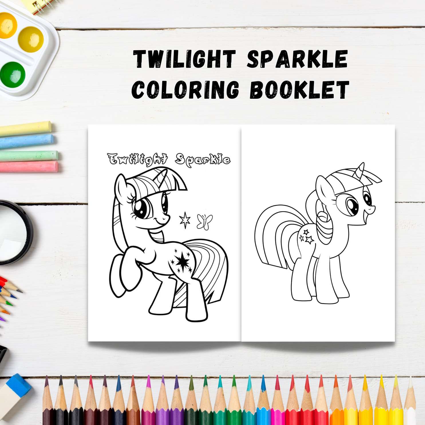 My little pony twilight sparkle coloring book