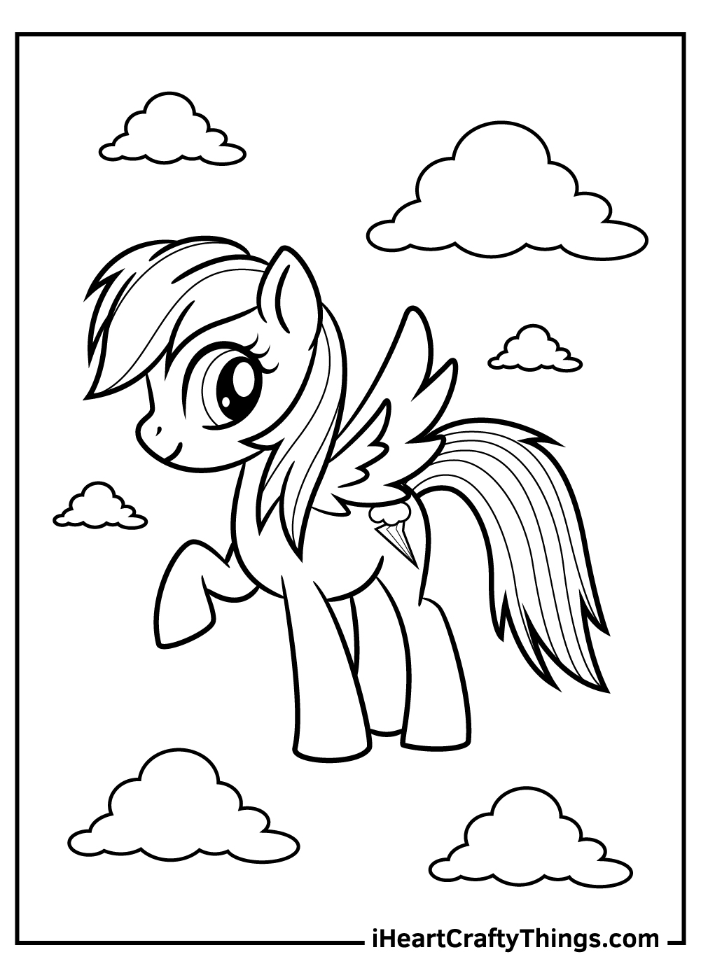 My little pony coloring pages free printables