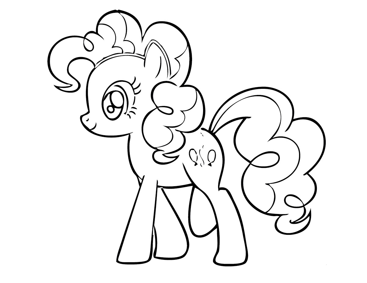 Kids under my little pony coloring pages