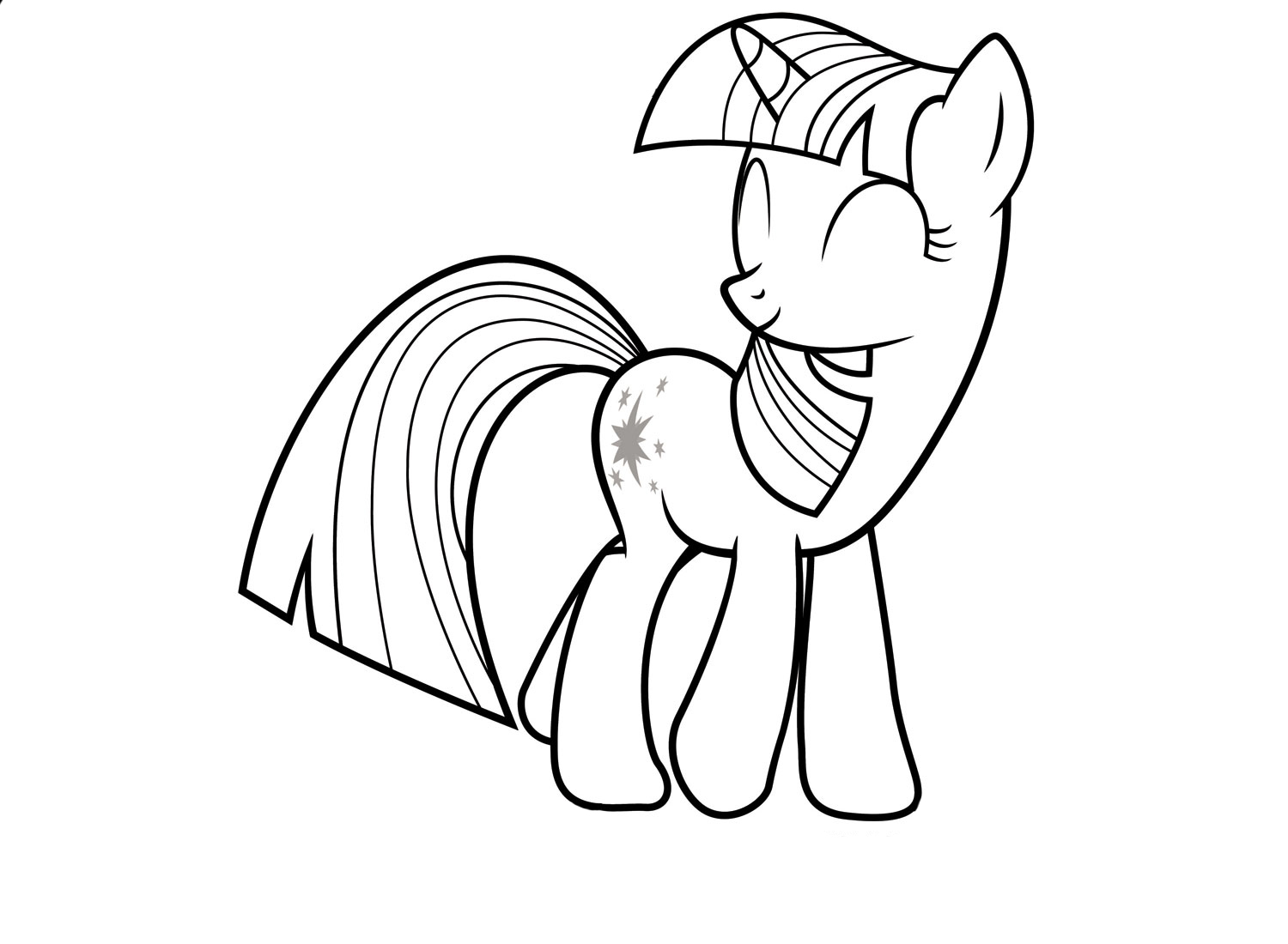 Twilight sparkle coloring pages