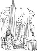 Twin towers coloring pages free printable pictures