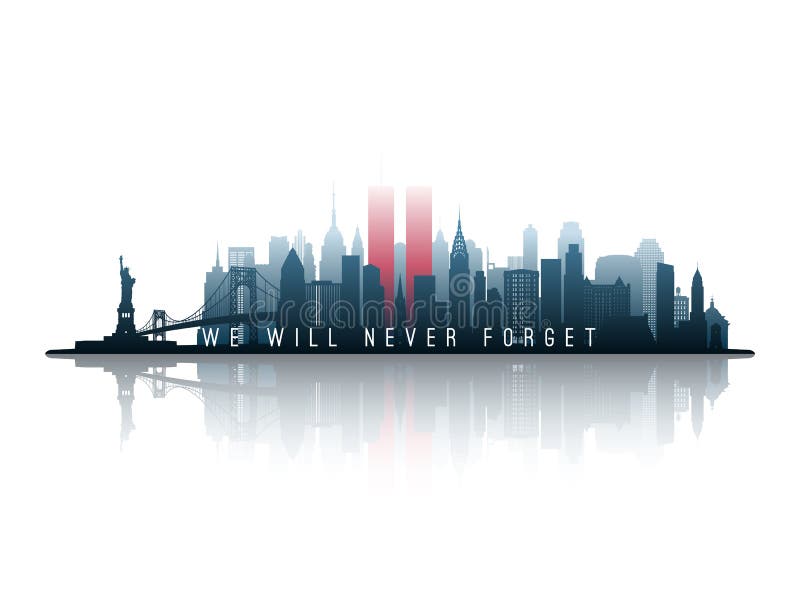 Twin towers new york stock illustrations â twin towers new york stock illustrations vectors clipart