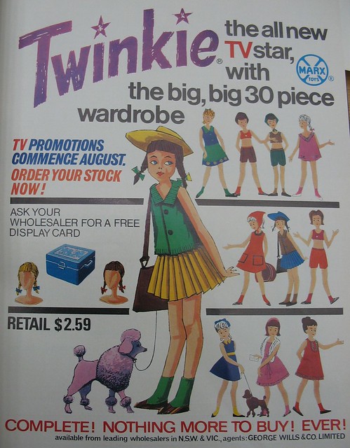 Twinkie doll full page colour ad jun or jul rebeccas collections