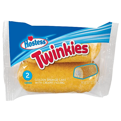 Hostess twinkies creamy filling golden sponge cake oz bag snack cakes pies donuts deca