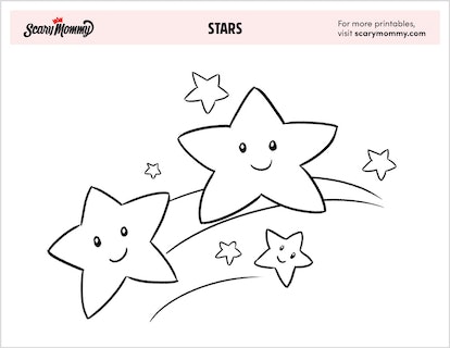 Supremely celestial star coloring pages