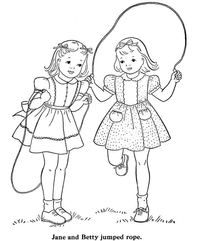 Bluebonkers girl coloring pages