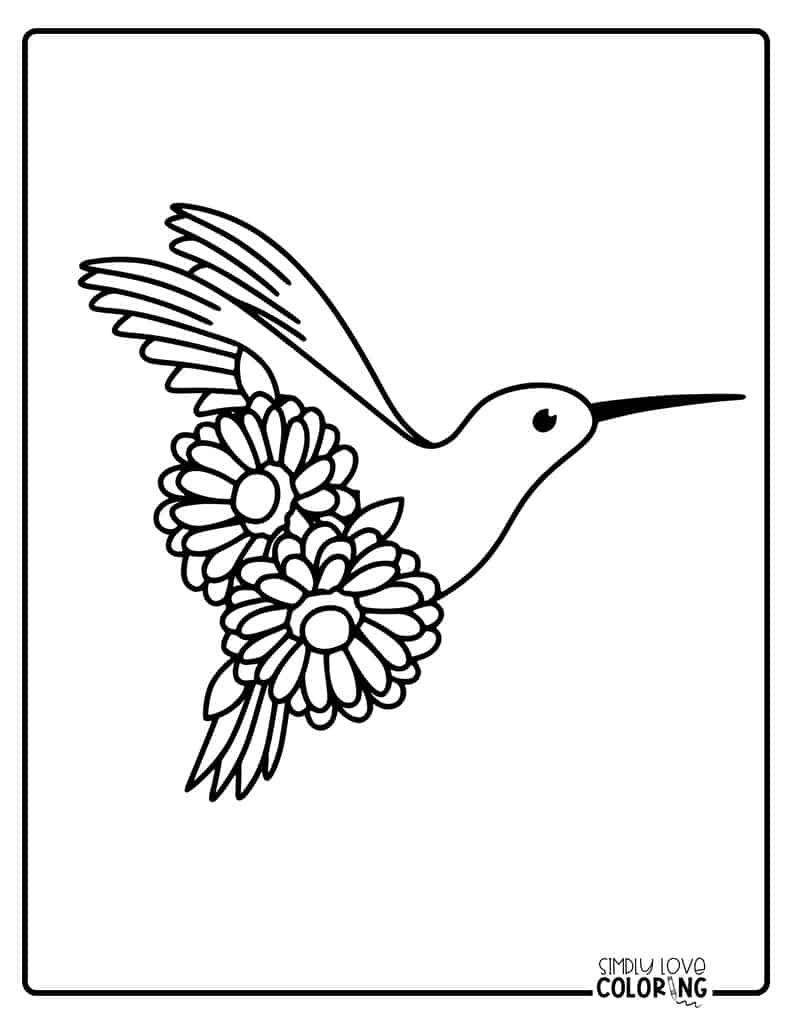 Bird coloring pages free pdf printables