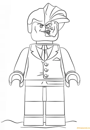 Lego joker coloring pages