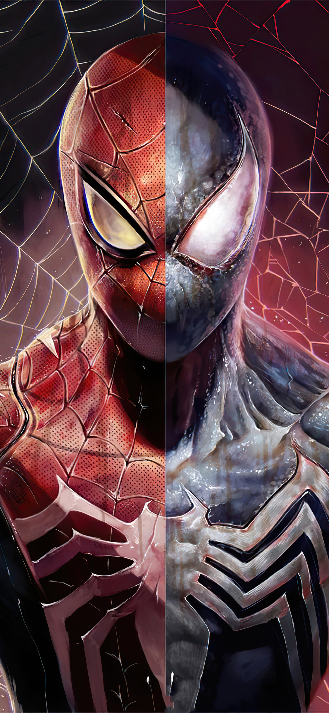 X spider man two face iphone xsiphone iphone x hd k wallpapers images backgrounds photos and pictures